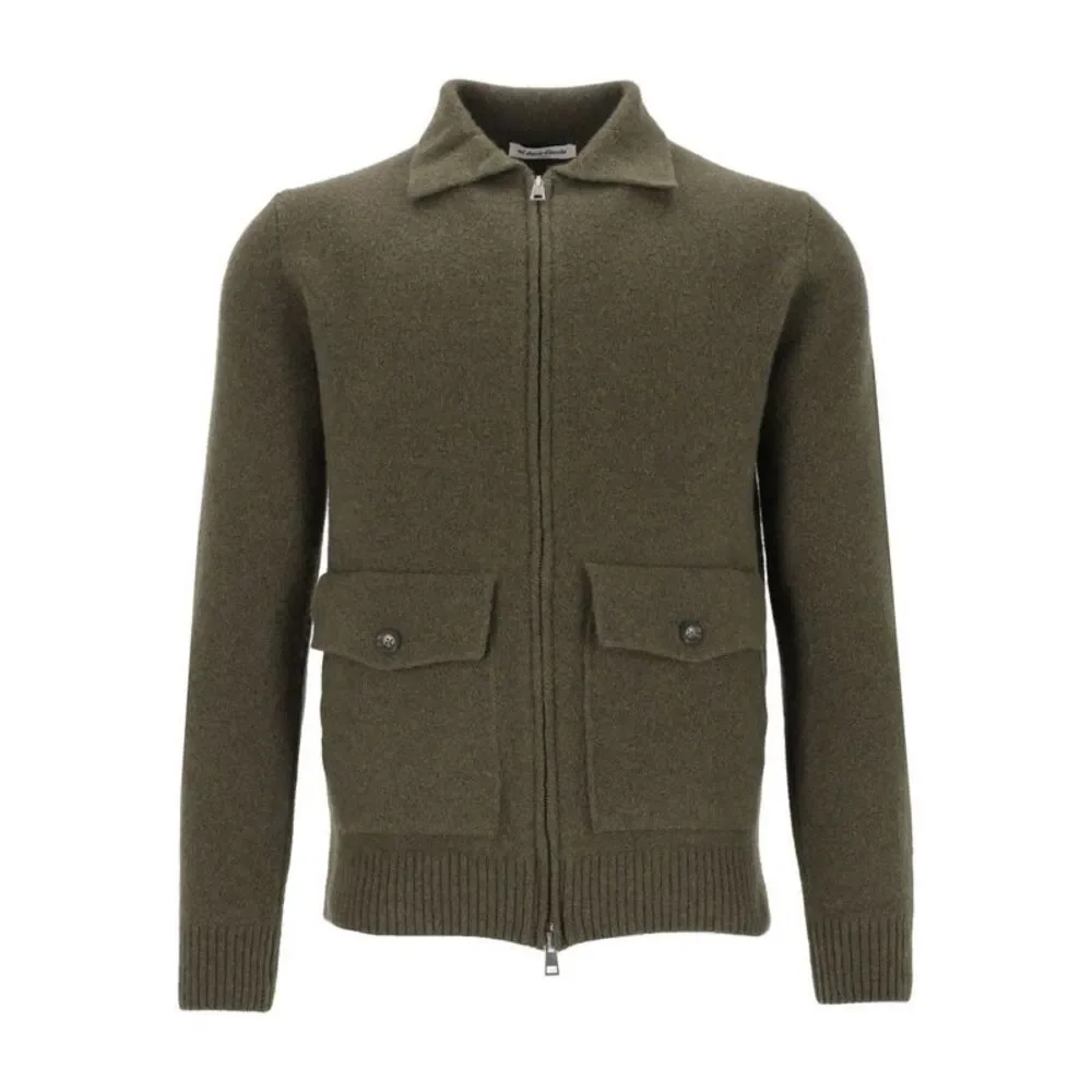 Al Duca D'aosta Men Zip Cardigan